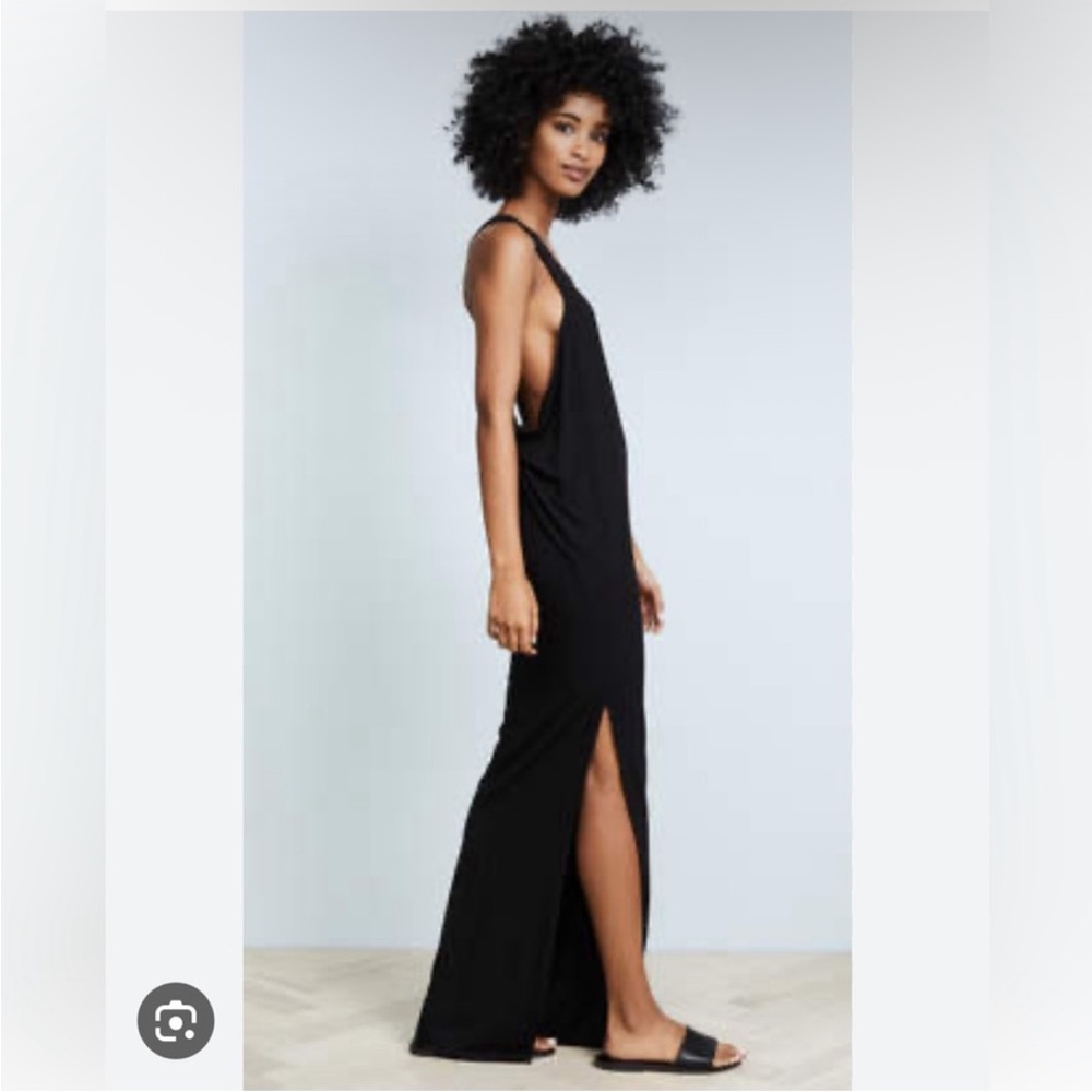 Mikoh Mavericks Black Maxi Dress S/M